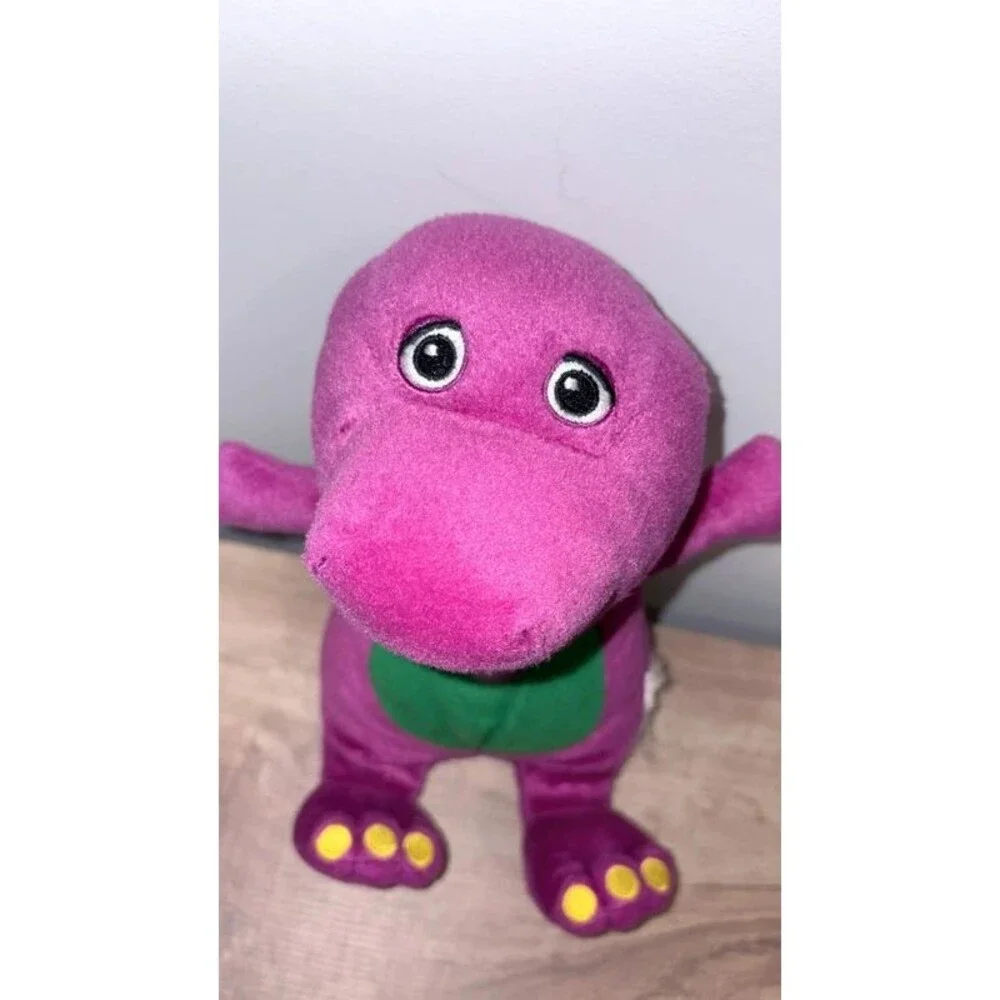 Barney “I Love You” Singing Plush Purple Dinosaur 10” Untested AS-IS